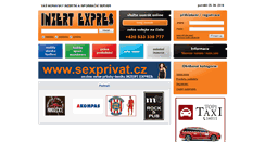 Desktop Screenshot of inzertexpres.cz